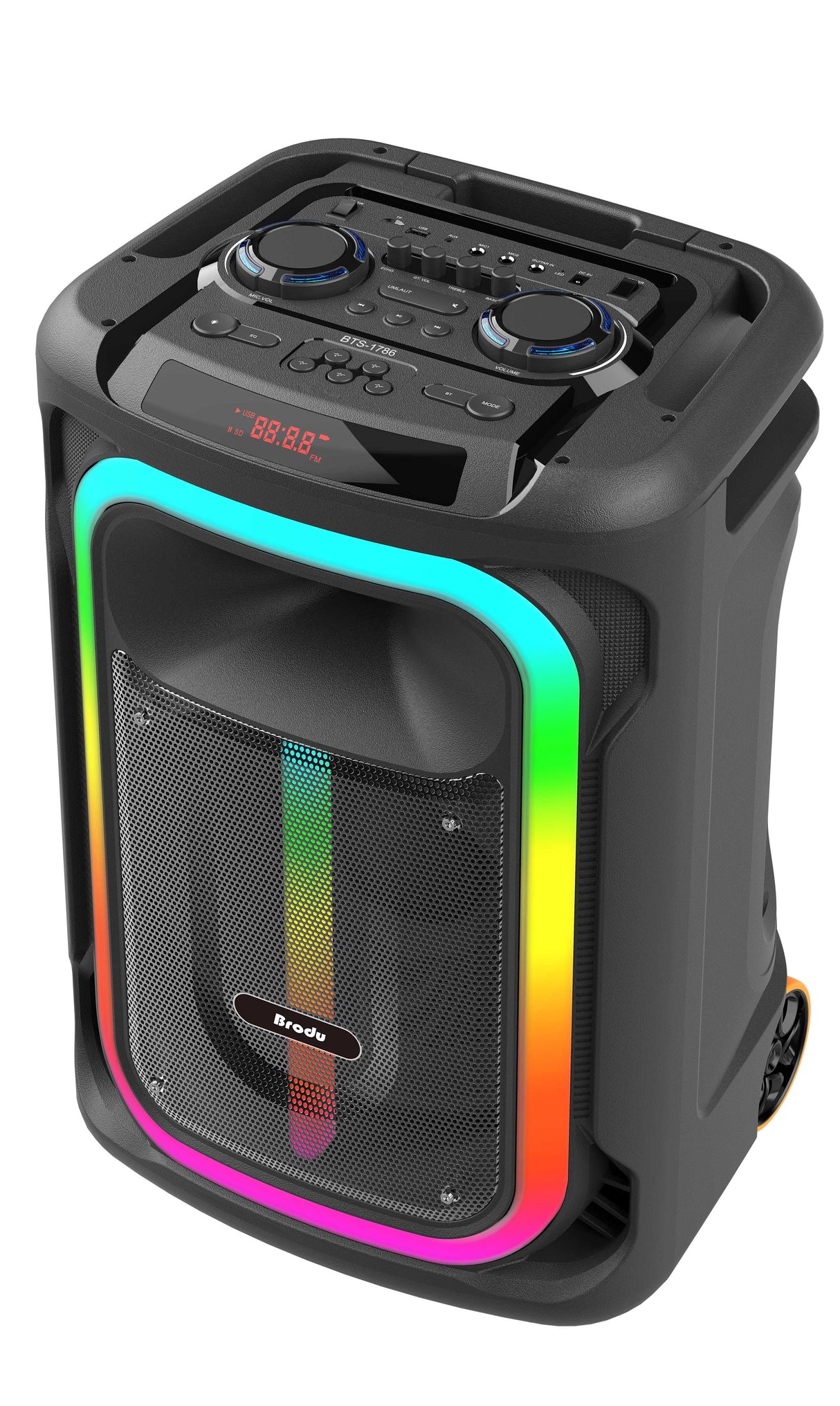 BTS-1786 Alto-falante Bluetooth sem fio com 2 microfones