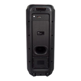 Caixa de Som BTS-1387 Dual 10 polegadas Chama LED luz SPEAKER - Subwoofer de energia sem fio Outdoor Bluetooth Speaker Com microfone sem fio.