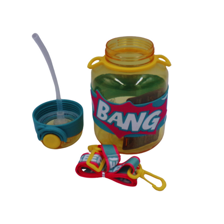 Garrafa de água motivacional desportiva