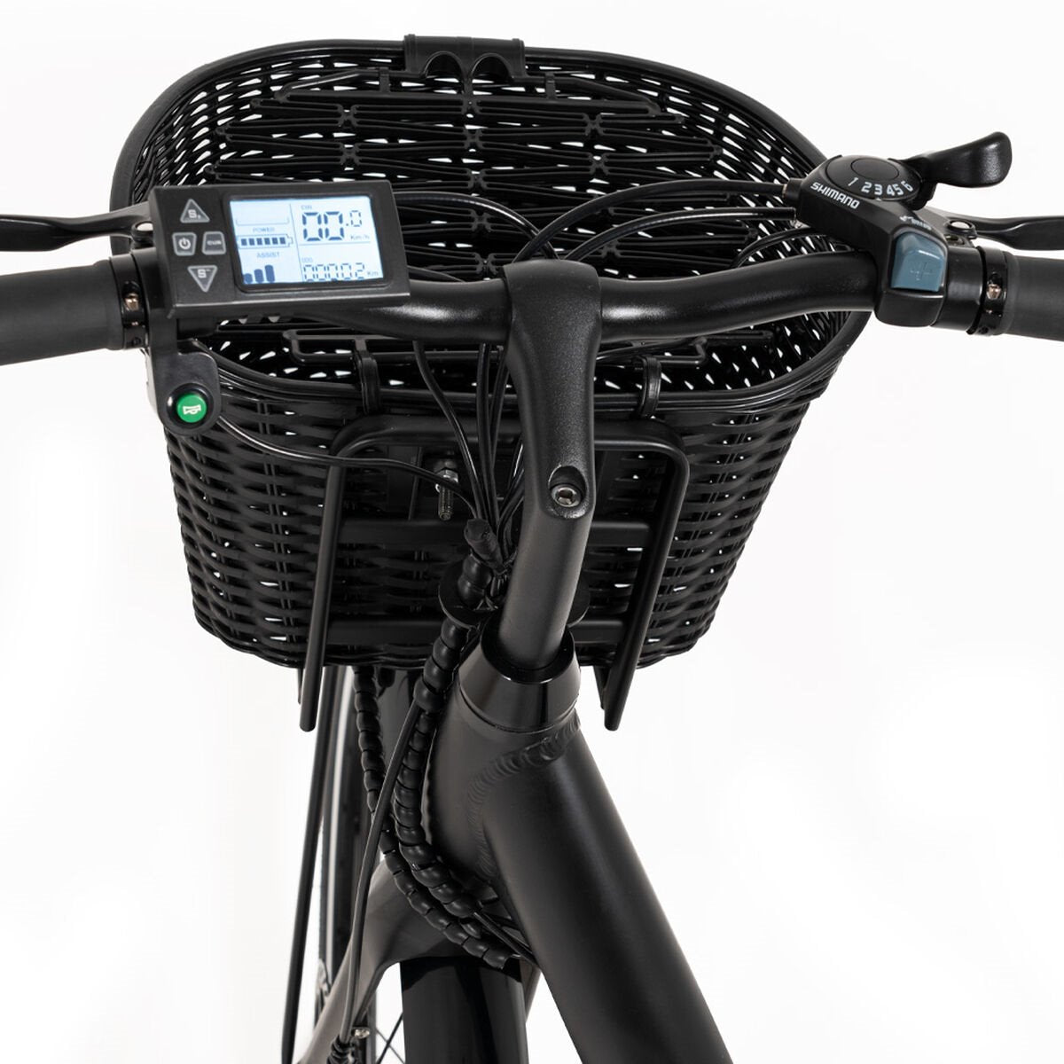 Bicicleta elétrica Youride Paris roda 26” - preta