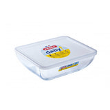 PYREX TRAVESSA DE VIDRO - ASSADEIRA DAILY COM TAMPA 35L 27X22CM - 344P000/3043