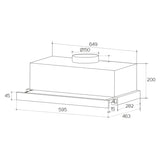 TAURUS- EXAUSTOR GAVETA INOX TS60IXAL