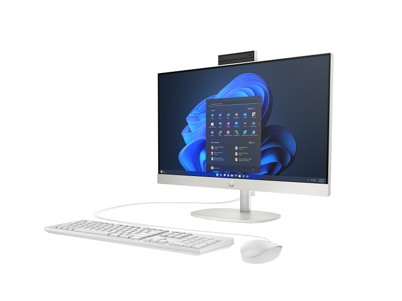 PC AIO HP 23.8" PROONE 240 U5-125U G10 UHD GRAPHICS 8GB 512GB SSD FHD W11P BRANCO