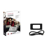 DISCO DURO EXTERNO MINI KINGSTON XS2000 500GB SSD 2000 MB/S USB-C 3.2 GEN 2X2 CINZA