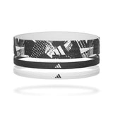 Adidas Bandoletes  Hairbands Gráfico Preto Branco