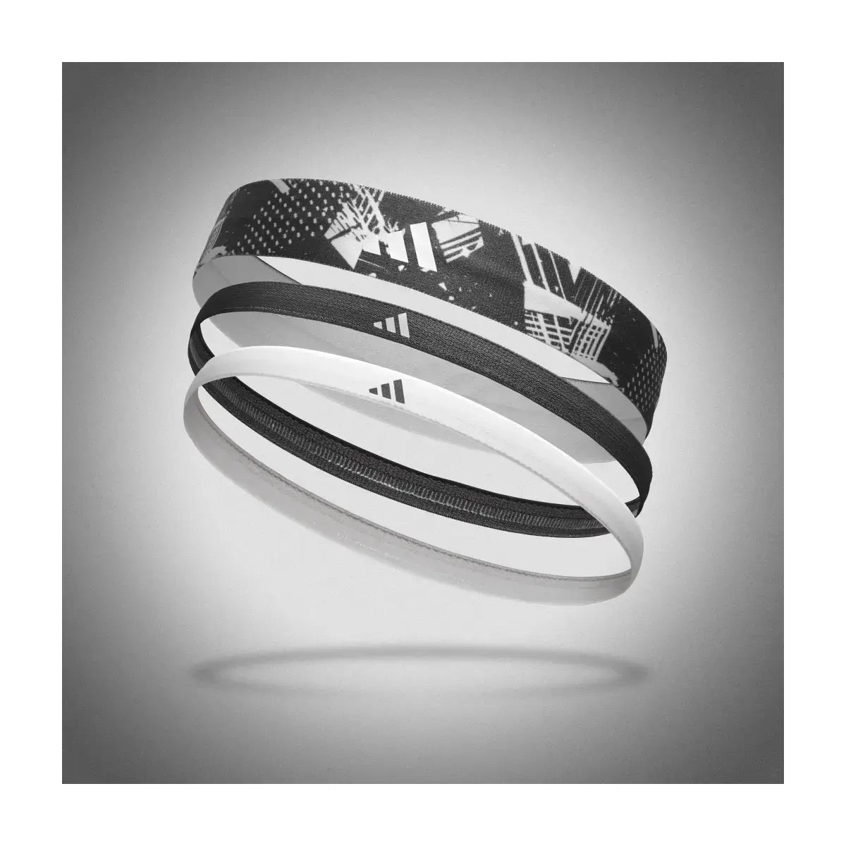 Adidas Bandoletes  Hairbands Gráfico Preto Branco