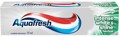 AQUAFRESH 75ML INTENSE WHITE HERBAL (838