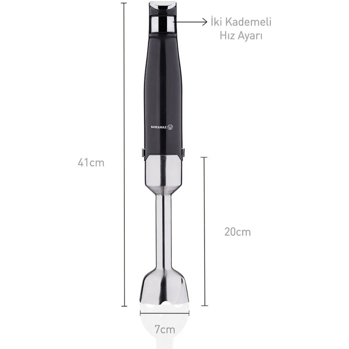 Varinha mágica Korkmaz Performix A448 Stabmixer Schwarz (1000 Watt)
