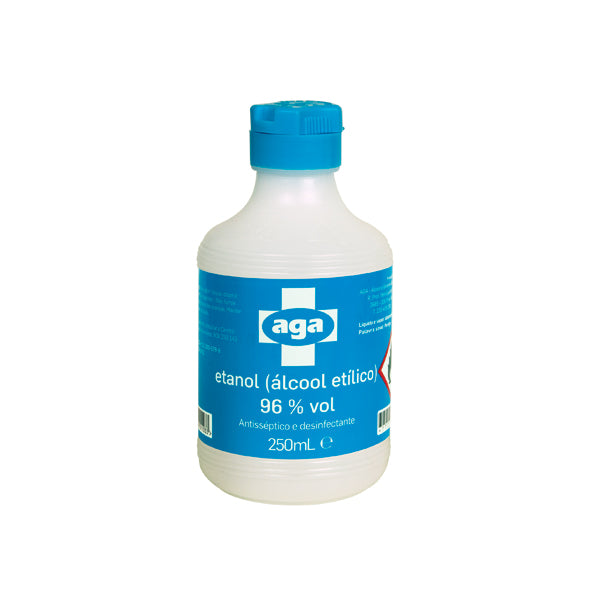 AGA ETANOL ALCOOL 250ML ETILICO 96%