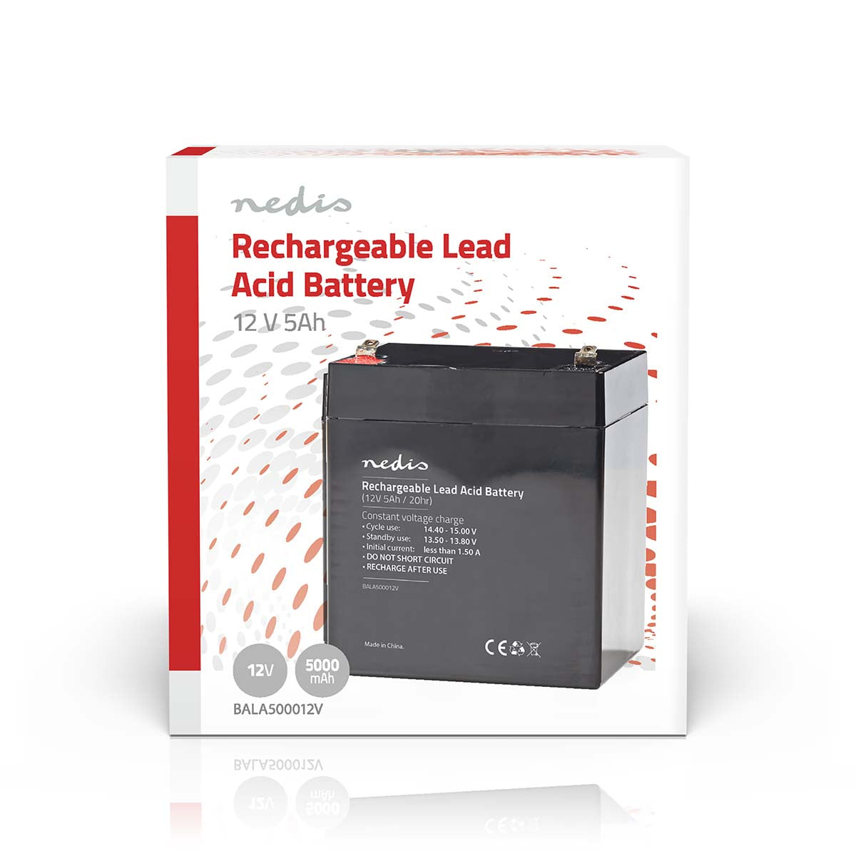 Bateria Chumbo-ácido Nedis Recarregável 12 V 5000 mAh