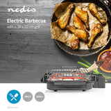 Grelhador Elétrico NEDIS BBQE110BK (2000 W)