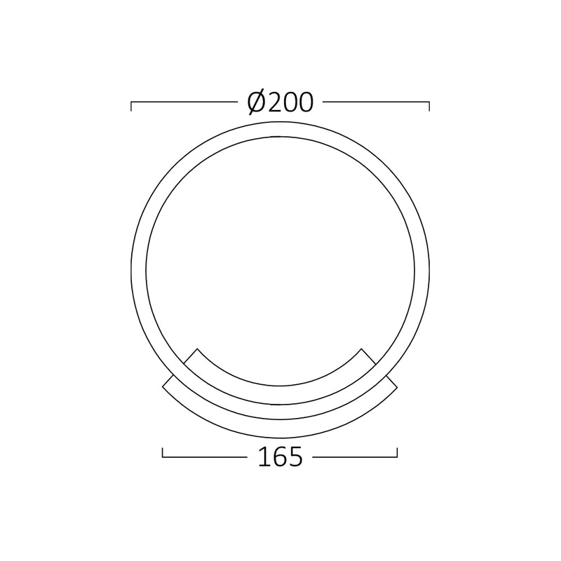 Luminária de Parede Braytron BRY-NELA 12W RND 3000K - Estilo contemporâneo com luz suave para realçar sua decoração