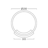 Luminária de Parede Braytron BRY-NELA 12W RND 3000K BLC - Iluminação elegante e eficiente, perfeita para qualquer espaço