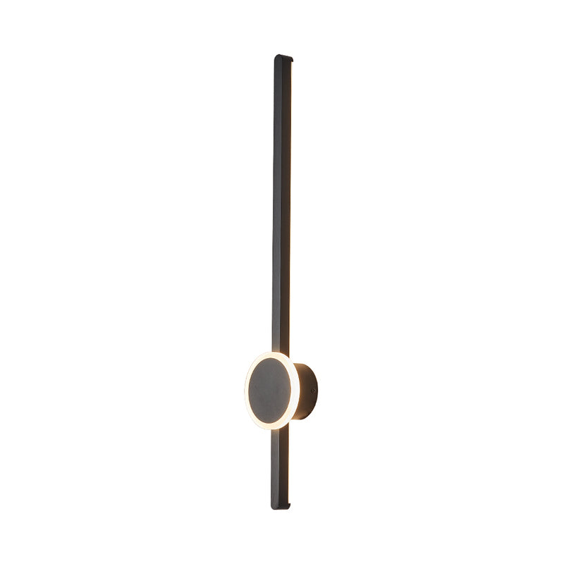 Luminária de Parede Braytron BRY-TINY 16W BLC 3000K - Design moderno com acabamento preto, ideal para ambientes sofisticados.