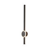 Luminária de Parede Braytron BRY-TINY 16W BLC 3000K - Design moderno com acabamento preto, ideal para ambientes sofisticados.