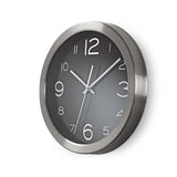 Relógio de parede Diâmetro: 300 mm | Aço inoxidável | Preto / Prata | CLWA010MT30BK
