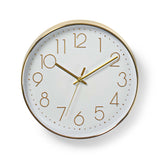 Relógio de parede Diâmetro: 300 mm | Plástico | Ouro / Branco | CLWA015PC30GD