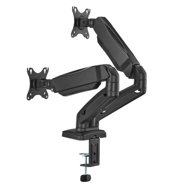 Suporte Monitor NAPOFIX 13-32 2*Braço Preto - 2 Monit. Flex