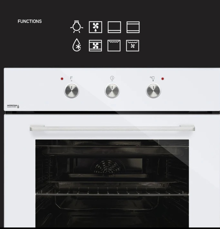 Forno de Encastre Taurus HM669WHM, 69L, 2300W, Branco