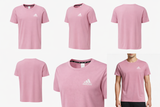 6688 Adidas T-shirt DF - Rosa Velho Tamanho L
