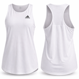 A2125 Adidas T-Shirt de Alça Branca Mulheres Tamanho M