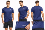 847 Adidas T-Shirt dry fit Masculino Azul-Escuro Tamanho XL