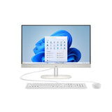 PC AIO HP 23.8" U5-225U UHD GRAPHICS 8GB 512GB SSD FHD W11H BRANCO
