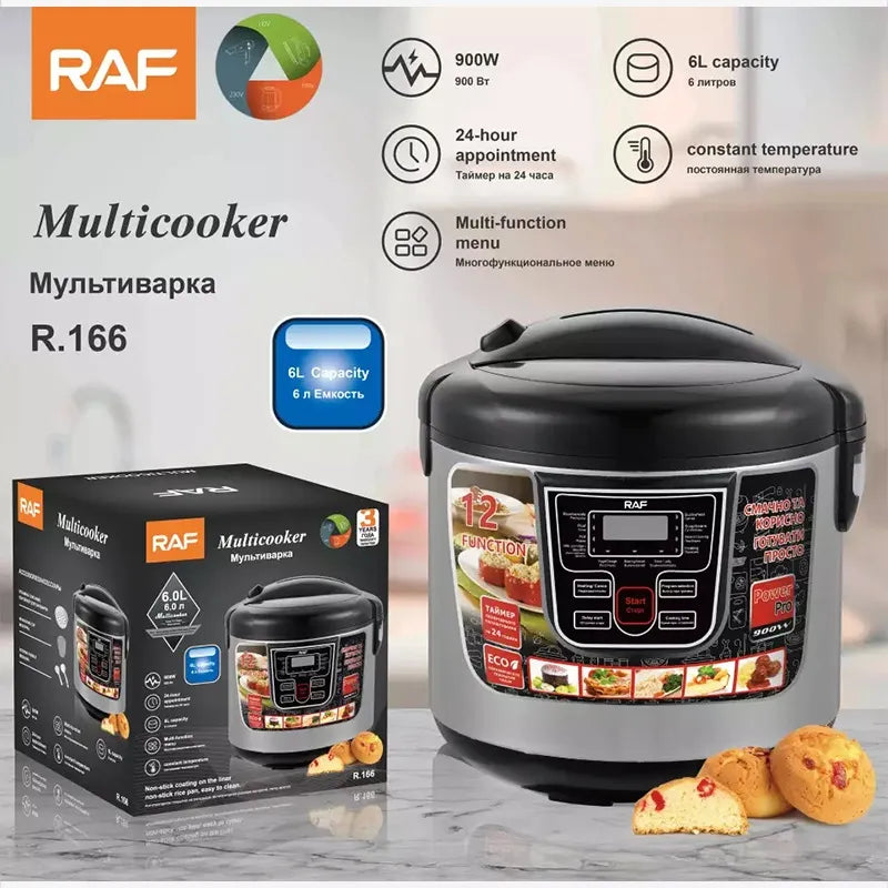 Panela Elétrica Multifuncional De Pressão Digital 220volts RAF R.166B