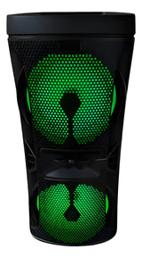 Caixa de Som de Karaokê Kts-2160 6.5 Bt Microfone Rgb Fm Usb Tws Preto