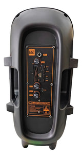 Portatl Bt 6.5 X2 C/mic Inal Speaker Led Light Tf Kts-2388