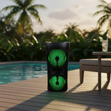 Caixa de Som de Karaokê Kts-2160 6.5 Bt Microfone Rgb Fm Usb Tws Preto