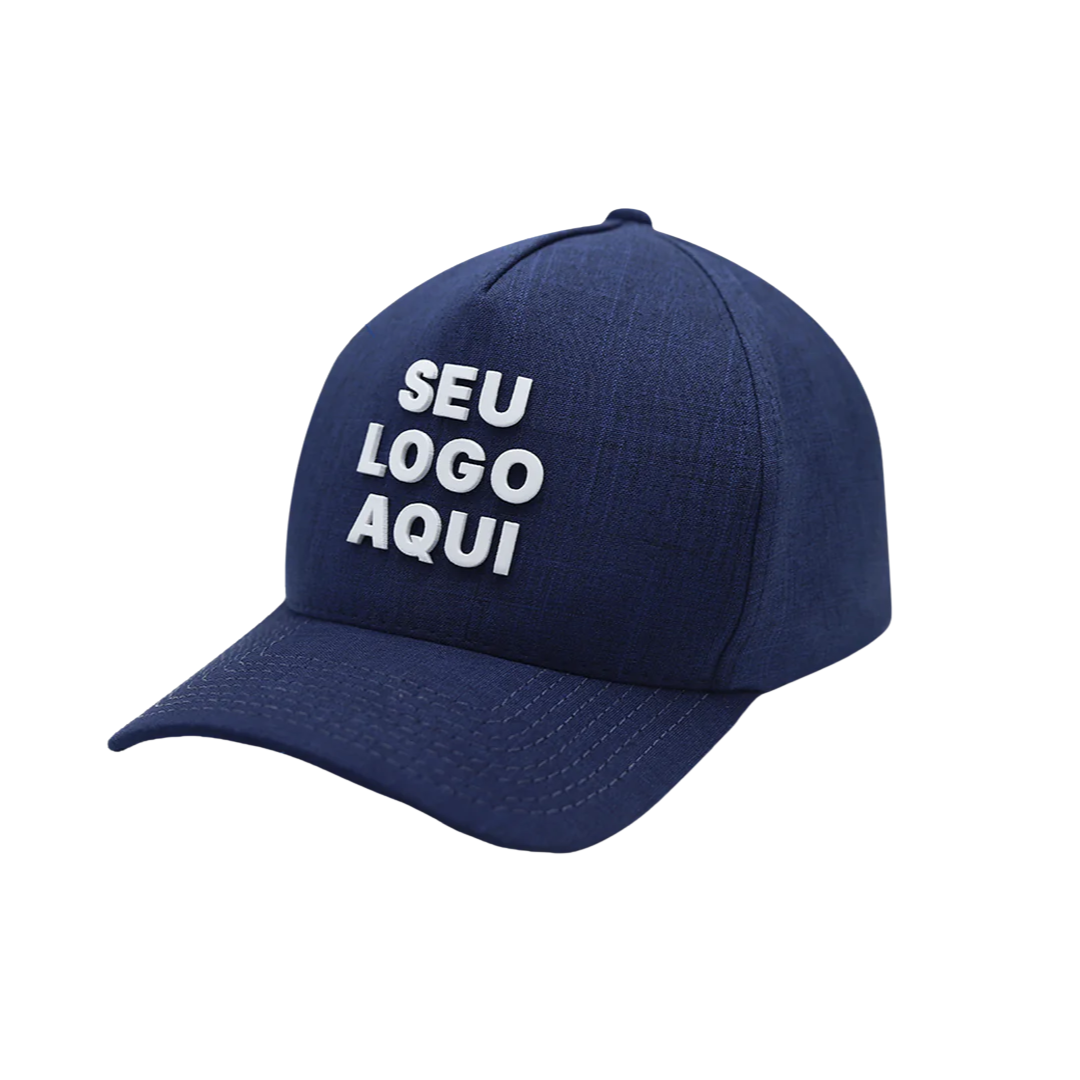 Estampagem à frente, ( bonés)