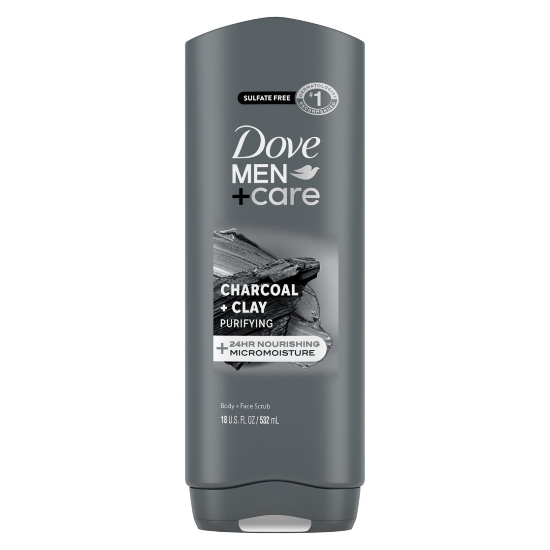 DOVE GEL BANHO 400ML MEN CHARCOAL+CLAY