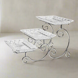 Tribuna de Serviço de Três Níveis de Dublin Crystal