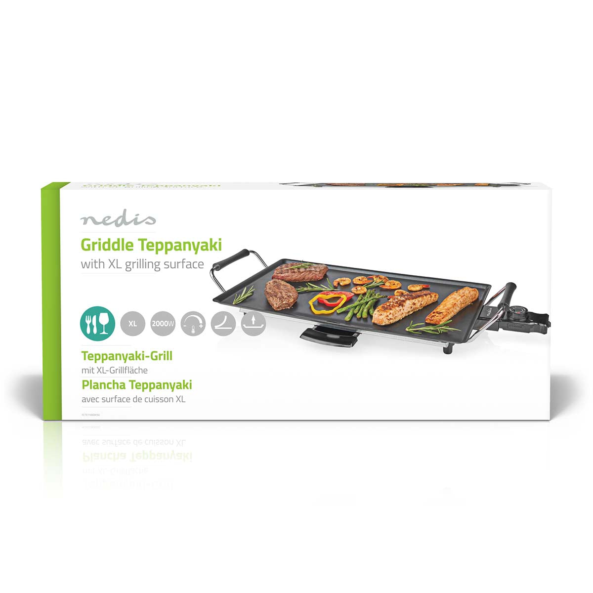 Grelhador de Mesa Nedis Teppanyaki FCTE110EBK50