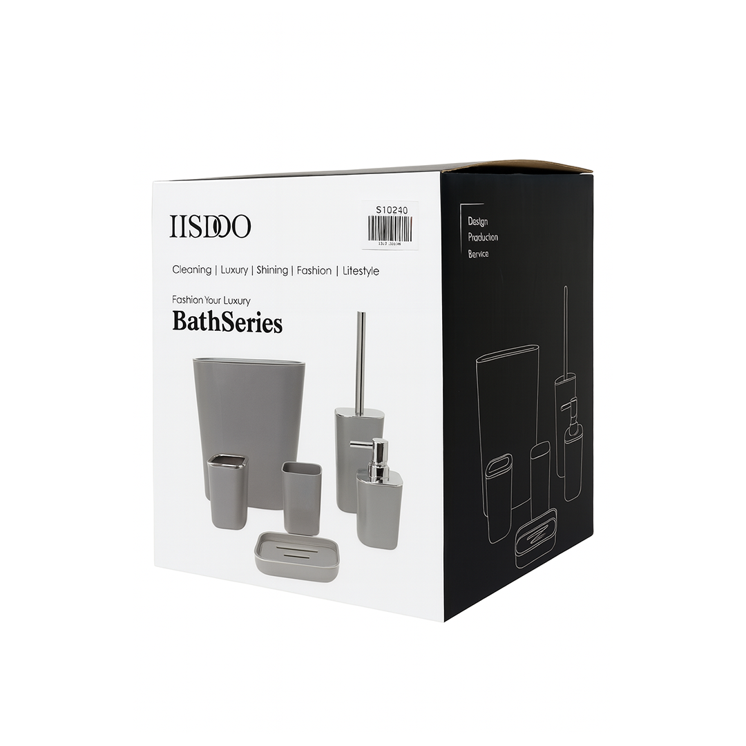 KIT PARA CASA DE BANHO IISDOO - PRETO