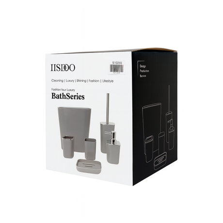 KIT PARA CASA DE BANHO IISDOO - PRETO