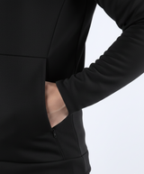 CASACO DE POS TREINO PRETO FORWARD COM CAPUCHINHO-M