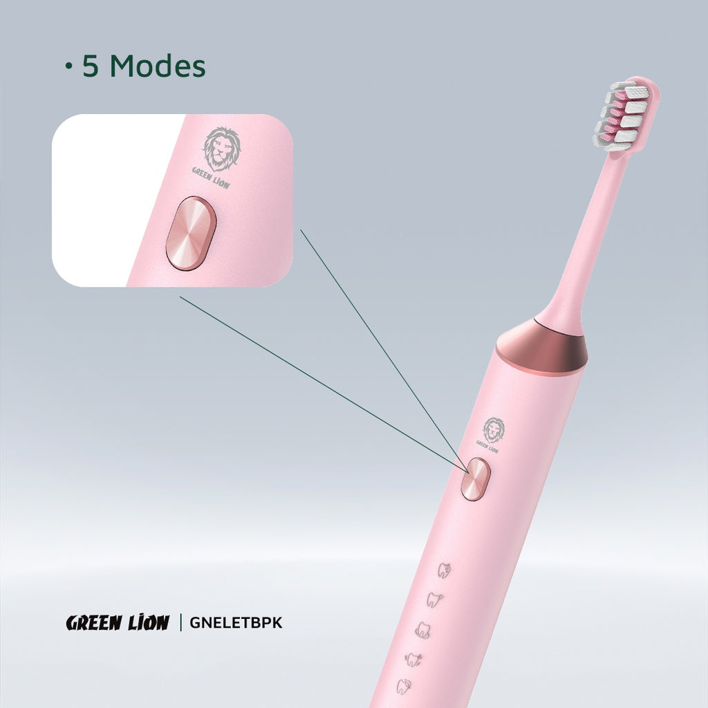 Green Lion Escova de Dentes Elétrica – Rosa