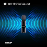 Green Lion GM-80X Microfone 3 em 1 - Preto