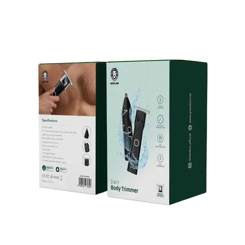 APARADOR CORPORAL 3 EM 1 GREEN LION 1200MAH