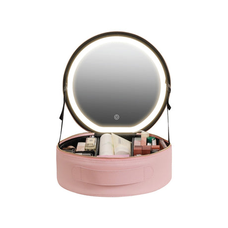 {GNMAKEORGPK} Green Lion Makeup Organizer Pro  - Pink