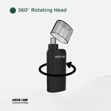 Green Lion Nose Pro – Aparador de Pêlos do Nariz & Ouvido – Preto