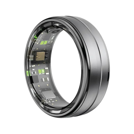 Green Lion Smart Health Tracker Ring – Tamanho 10 – Preto