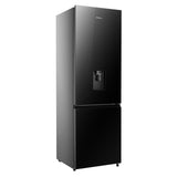 Frigorífico Combinado Hisense 305L Inox – Dispensador de Água, Total No Frost, Controlo Digital – Modelo H450BMIB