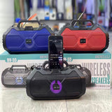 DV-55 5W Recarregável 5W Solar Powered Portátil Ao Ar Livre Sem Fio Rádio FM BT Blue Tooth AUX TF USB Party Speaker Com Lanterna