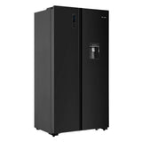 Frigorífico Hisense Side by Side 514L Inox – Dispensador de Água, Multi Air Flow, No Frost – Modelo H670SMIB
