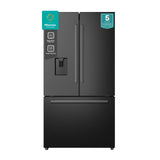 Frigorífico Hisense Side by Side 575L Inox – Multi Air Flow, Dispensador de Água – Modelo H760FSB