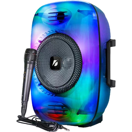 Alto-falante de 8 polegadas Kts-1896 Microfone Bluetooth Rádio FM Cor preta