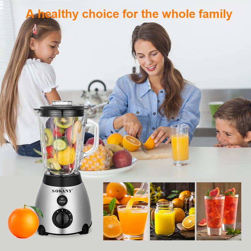 Sokany SK-149S — Liquidificador 1,5 L 400 W